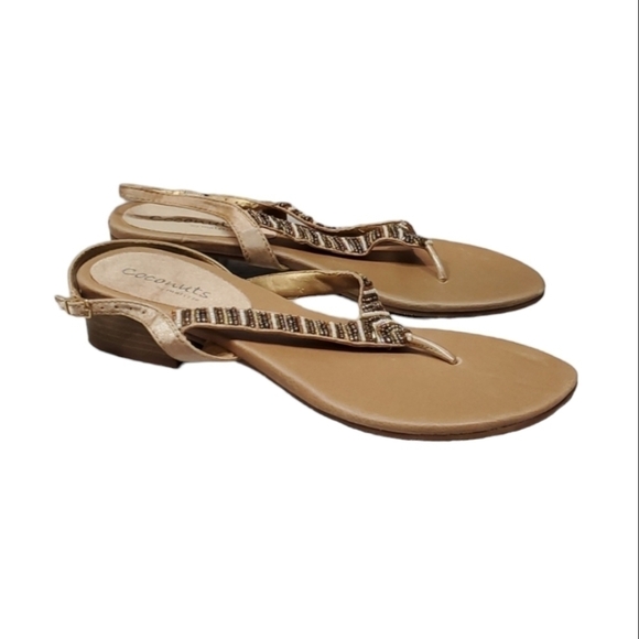 Coconuts By Matisse Marisa Women Ankle Heels Sandals Thin shoes sz 10 - Picture 1 of 12